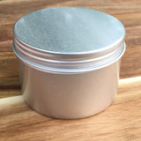 Tin with Screw on Lid ~ Aromatherapy or Unscented