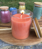 Jar with Bamboo Lid ~ Aromatherapy or Unscented