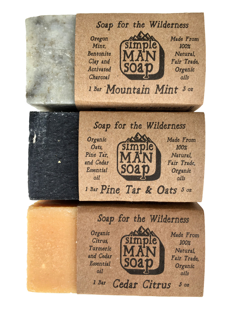 Cedar Citrus Bar Soap, Men's Soap, Natural Soap for Men