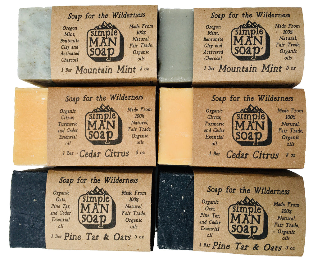 SimpleManSoap - Men's All Natural Soap made from Fair Trade Organic In –  BeeTheLight Soap and Candles