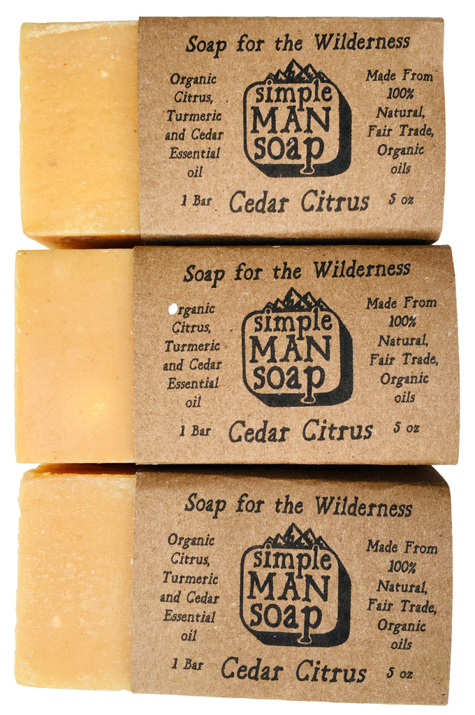 SimpleManSoap - Men's All Natural Soap made from Fair Trade Organic In –  BeeTheLight Soap and Candles