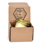 Jar with Gold Lid ~ Aromatherapy or Unscented