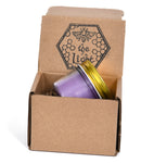 Jar with Gold Lid ~ Aromatherapy or Unscented