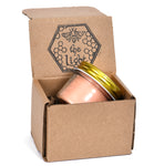 Jar with Gold Lid ~ Aromatherapy or Unscented