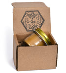 Jar with Gold Lid ~ Aromatherapy or Unscented