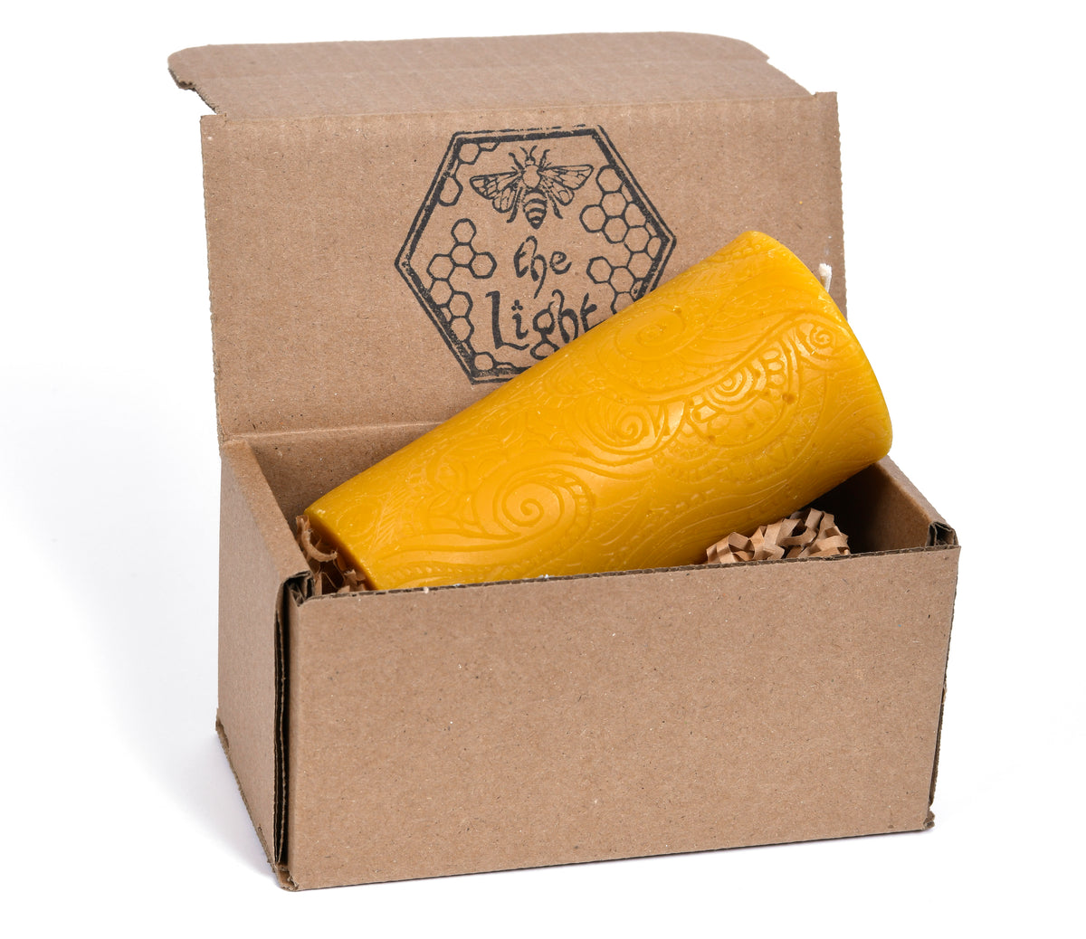 Pure Beeswax Pillar Candle | Large