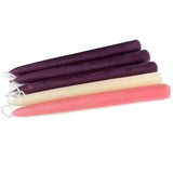 Pure Beeswax Taper Candles Dipped Style