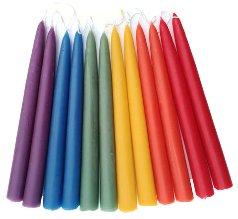 Pure Beeswax Tapers with Dipped Look - Choose Your Color!